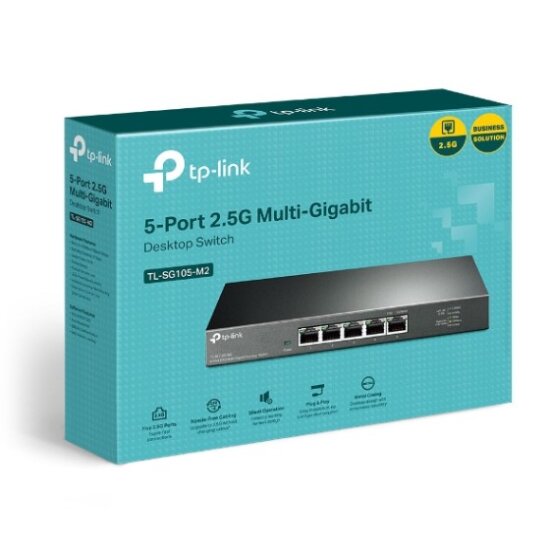 TP Link TL SG105 M2 5 Port 2 5G Desktop Switch Up-preview.jpg